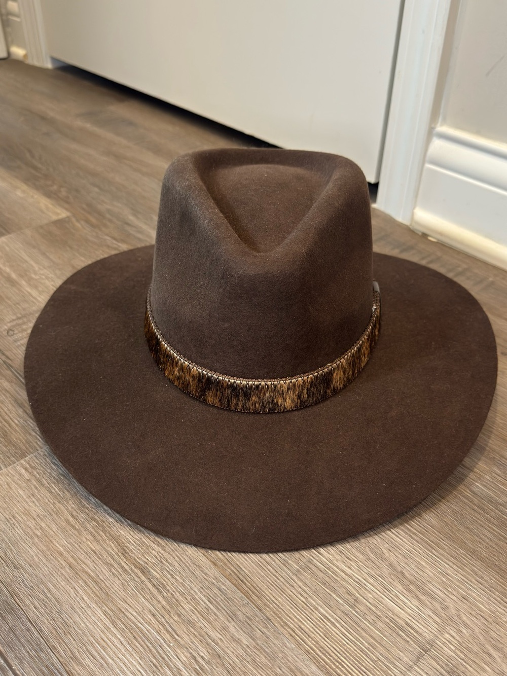 Buck & Brana Brown Suede Cowboy Hat